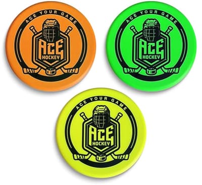 Schuim Pucks - Zachte Hockey Pucks - Indoor Hockey Spelen - Geluidsvrije Training - Set van 3 - Meerkleurig