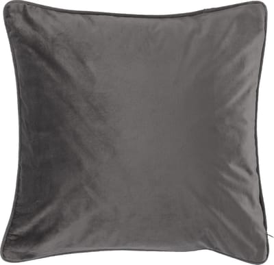 TISECO HOME STUDIO - Kussen (gevuld) Fluweel - Vierkant - 60x60 cm - Donkergrijs