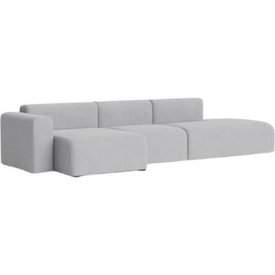 HAY Mags 3-zitsbank combinatie 4 links lage armleuning - HAYLinara 443
