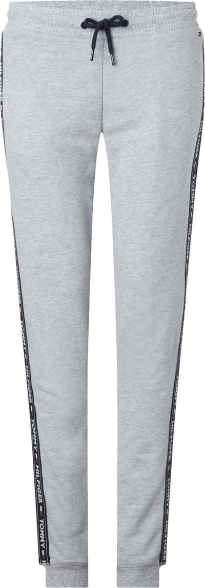 Tommy Hilfiger dames Authentic track pant - joggingbroek normale dikte - grijs melange