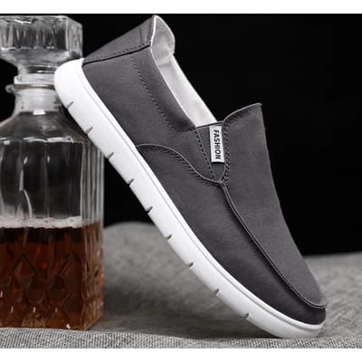 Zachte Herenschoenen Mode Flats Canvas Schoenen Zomer Ademend Platform Heren Casual Gevulkaniseerde Schoenen Herfst Instapper Heren Sneakers 39 white