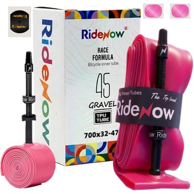RideNow 700x32-47c Grind Fiets 45g TPU Binnenband MTB29 Plastic/Legering Ventiel 2 Delige Set