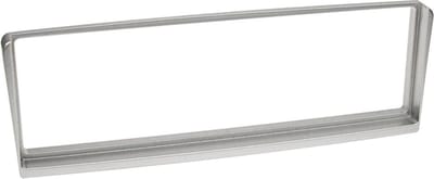1-DIN Paneel geschikt voor Alfa Romeo 156 (Typ 932 Facelift) 2002-2003 Kleur: Zilver