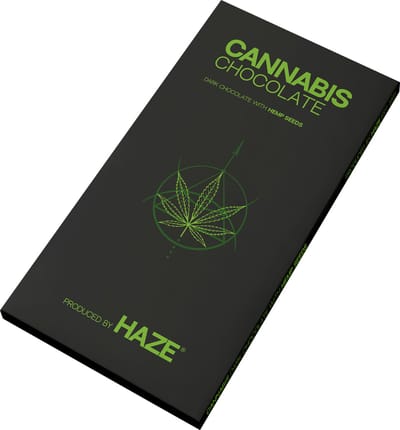 3 x HaZe Cannabis Dark Chocolate