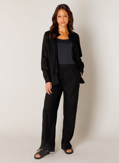 BASE LEVEL Yael Shirts - Black - maat 48