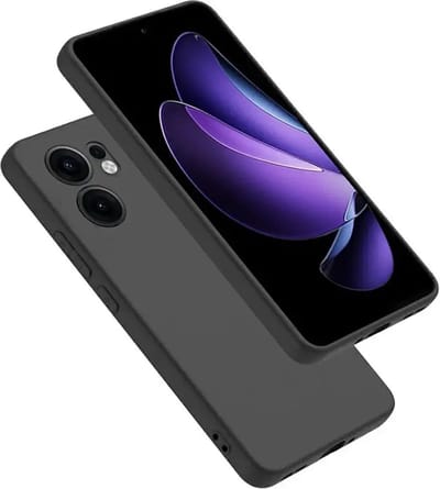 Zwart Dun TPU Hoesje Geschikt voor Oppo Reno 13 F | Back Cover | Lichtgewicht | Ultra Dun | Flexibel | Zacht