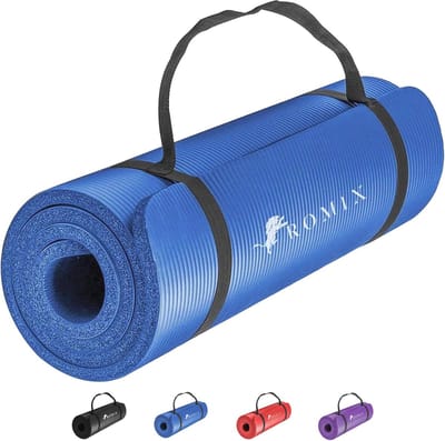 Dikke 10mm Milieuvriendelijke Yogamat - Antislip Fitnessmat voor Thuis, Pilates & Training