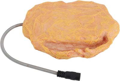 Verstelbare Temperatuur Warmte Steen voor Reptielen, 5W Verwarmingspad voor Hagedissen en Schildpadden, Veilig voor Terrariumgebruik, 7.1x4.7 inch, 12V