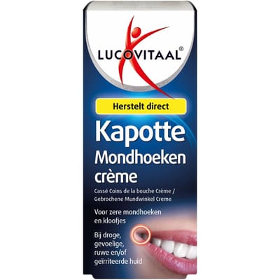Lucovitaal - Kapotte Mondhoeken Crème - Lippenbalsem