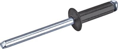 GOEBEL® - 1000 x Gelakte blindklinknagels (Ø x L) 3 x 12 mm - Alu Aluminium AlMG 2,5 / Staal verzinkt - Vlakke kop - RAINBOW STANDARD - 7900530120 - ISO15977 - Popnagel