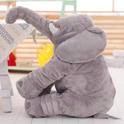 Klikkopers® - Olifant Knuffel - Olifant Kussen – Grote knuffel - Baby Cadeau - Kawaii knuffel – Kawaii kussen - 40cm