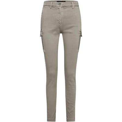 Replay Dames Slim Cargo Jeans (Beige)