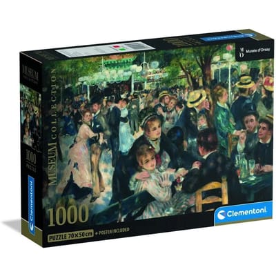 Clementoni - Puzzel - 1000 Stukjes - Bal du Moulin - Puzzel Voor Volwassenen