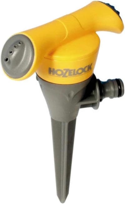 Draaisproeier Gazon - Water sprinkler - Gazon water geven - Zwenkende sproeikop - 177 m² bereik - Grijs