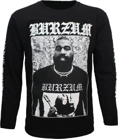 Burzum Kanye West Longsleeve T-Shirt - Officiële Merchandise - M