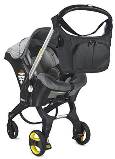 Luiertas en kinderwagen organizer, compatibel met elke kinderwagen, stijlvol en praktisch