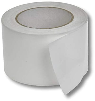 Super Stabiele Afzetband - Waarschuwingsband voor Parking en Bouwplaatsen - 75 mm x 100 m - Wit