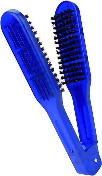 Guardian Beauty Haarborstel - Blauw - Dubbelzijdige Borstel en Clip