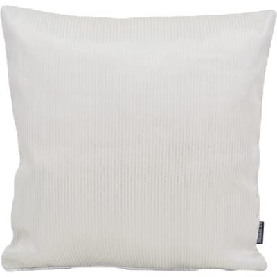 Gek op kussens! Sierkussen nura white / silver | 45 x 45 cm | polyester