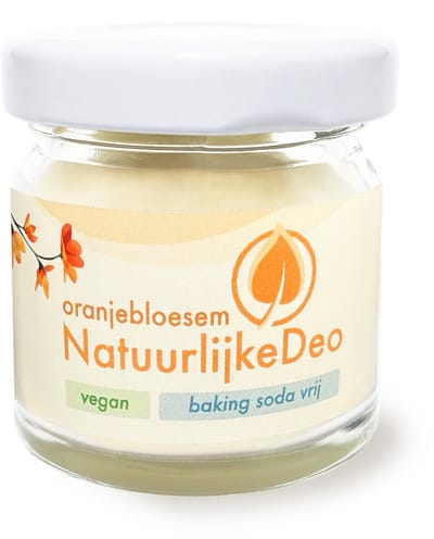 NatuurlijkeDeo.nl - Oranjebloesem - Vegan - Zonder baking soda voor de gevoelige oksels
