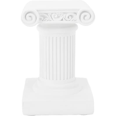 Romeinse Pilaar Decor Griekse Zuil Standbeeld Middenstuk Sokkel Standaard Beeldje Sculptuur Bruiloft Huis Tuin Buiten Type 1 white