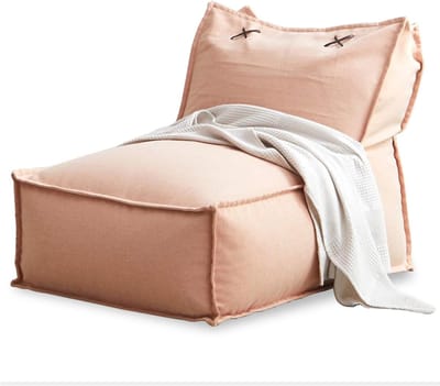 Kinder Fauteuil - Kindersofa Peuterstoel - Ontspannen Lezen - Afneembare Wasbare Hoes - 56x70x80 cm - Oranje