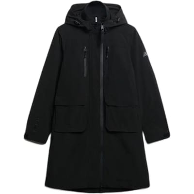 Superdry - Lange shell parka met capuchon - Dames