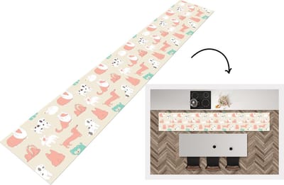 Keukenloper - Loper keuken - Patroon - Hond - Puppy - 300x50 cm - Keukenloper vinyl