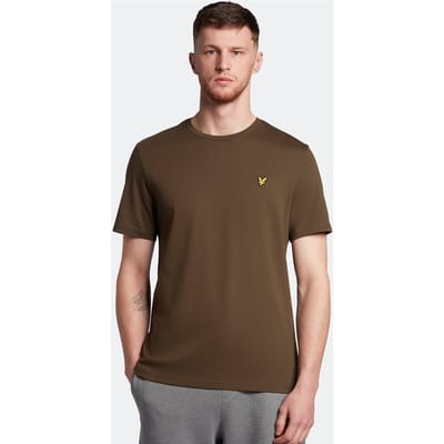 Lyle and Scott T-shirt Olive - Maat XS - Heren - Casual T-shirts