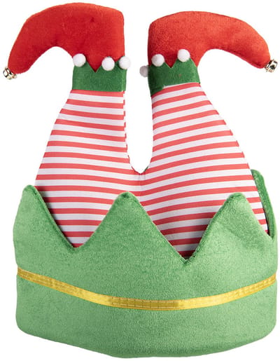Clayre & Eef Kerstdecoratie Kerstmuts 30x33 cm Groen Synthetisch