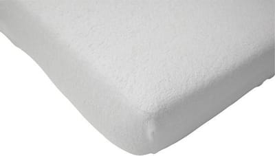 Hoeslaken molton 90x200cm wit