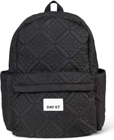DAY ET vrijetijdsrugzak rugzak met laptopvak Gweneth RE-Q Flotile Backpack Black zwart