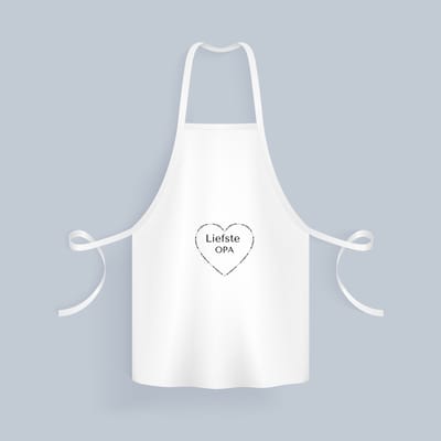 Akyol - liefste opa Keukenschort - Opa - de liefste opa - verjaardag - cadeautje voor opa - opa artikelen - kado - geschenk - 82 bij 71 cm