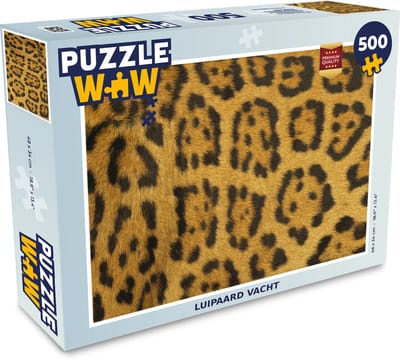 Puzzel Luipaard vacht - Legpuzzel - Puzzel 500 stukjes