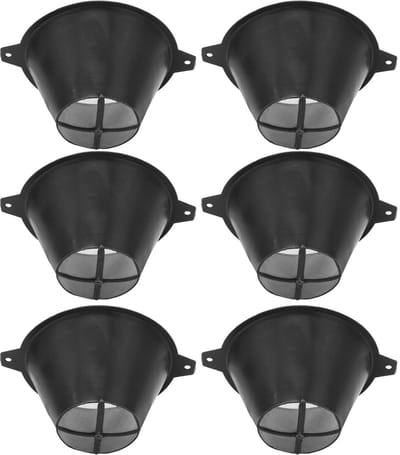 Dailygoods- Verffilter 100 Mm - 6 Stuks - Herbruikbaar - Fijn Nylon Gaas - Trechternet - Voor Olie/Waterbasis - Verfzeef
