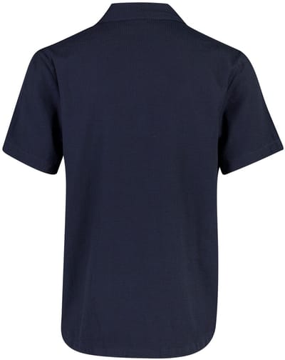 Hugo Boss BOSS Black overhemd donkerblauw structuur