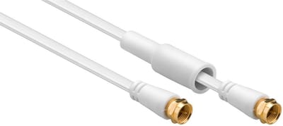Pro Platte SAT-antennekabel (80 dB) 2x afgeschermd weerbestendig 5m