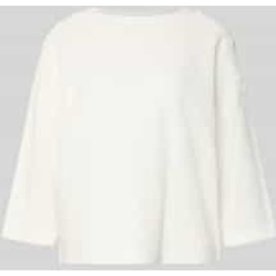 Tom Tailor - Shirt met lange mouwen en knoopdetails - Maat XS - Whisper White