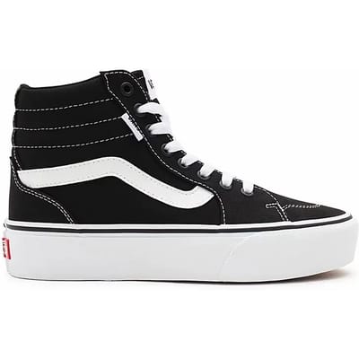 VANS WM Filmore Hi Platform (Canvas) Black - White - Sneakers - Unisex