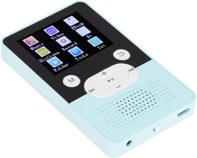 Dailygoody - MP3-MP4-speler - Digitale muziekspeler - Bluetooth - Blauw - Spraakrecorder - Ondersteunt e-books - Geschikt voor onderweg - 4GB