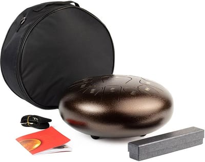 Tongdrum - Hayman HTD1213 - Stalen tongdrum 12 inch - 13 noten in C majeur - Bruin
