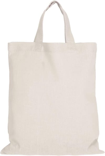 10 stuks katoenen jute tas - Oeko-Tex 100 gecertificeerd - 22 x 26 cm - onbedrukt