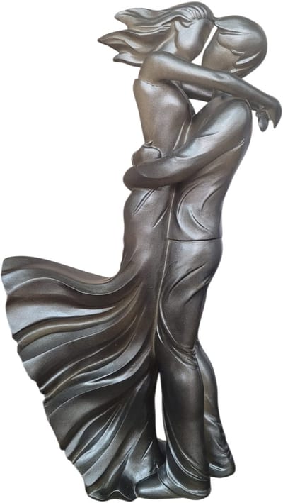 Liefde in de Wind by Rawa - Mijn echte liefde - 31 cm Hoog - Polyresin brons