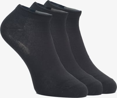 3 paar Osaga sneakersokken - Zwart - Maat 35/38
