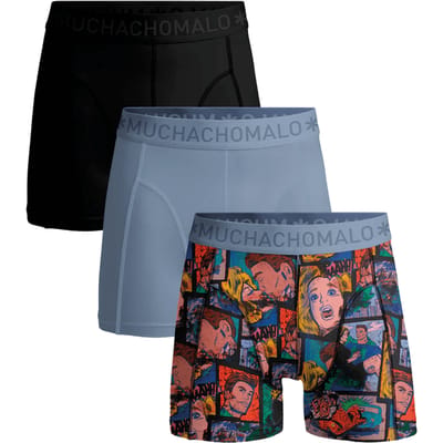 Muchachomalo Boxershort Heren – 3 Pack – 95% Katoen – Heren Ondergoed – Kleding – Stevig Ondergoed – Onderbroeken Heren