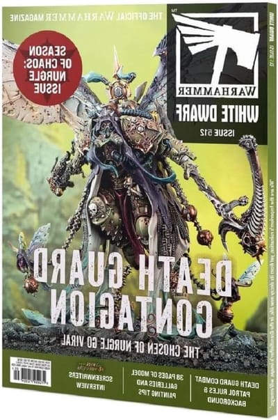 Warhammer Witte Dwerg - Magazine Editie - Hobby Spel - 128 Pagina's Content - 8 x 12 Inch - Grijs