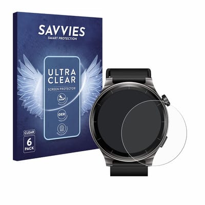 Savvies - Screenprotector voor TOZO S5 1.43" - Folie Beschermfolie transparant 6 Stuks