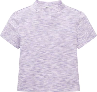 TOM TAILOR cropped rib t-shirt Meisjes T-shirt - Maat 128