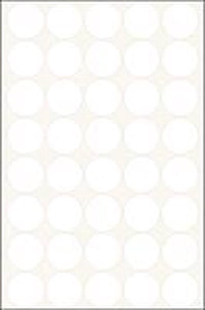HERMA sealing label - 19 mm diameter - transparent - polyester (pack of 640)