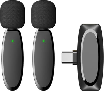 Draadloze lavaliermicrofoon / clip-on microfoon voor opname, TikTok, Live Stream